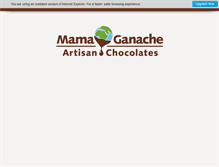 Tablet Screenshot of mama-ganache.com
